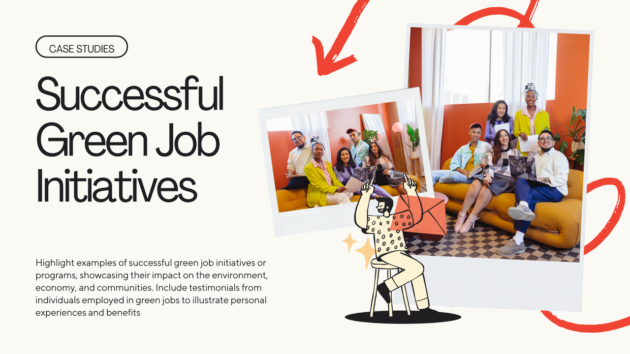 Orange and Beige Playful Illustration Sustainable Business Presentation