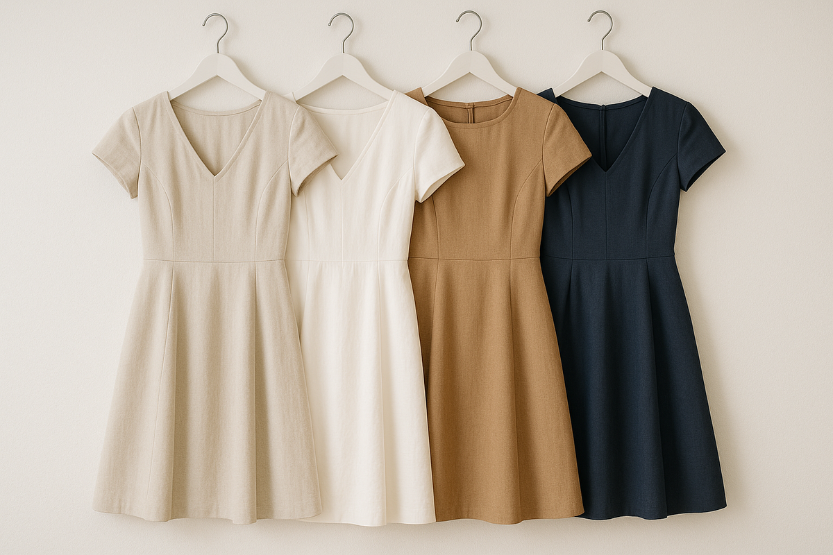 Roupas limpas e organizadas