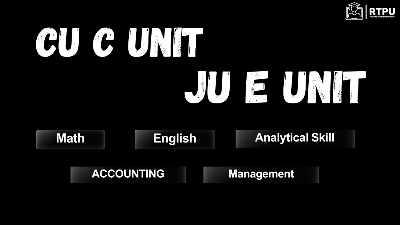 CU C UNIT & JU E UNIT