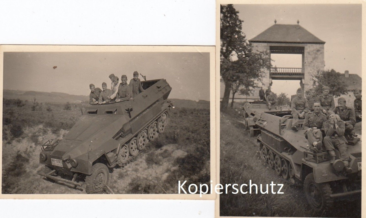 Foto Panzerspähwagen,SPW,Halbkette,SdKfz,Fahrschule,Notek,Fahrze