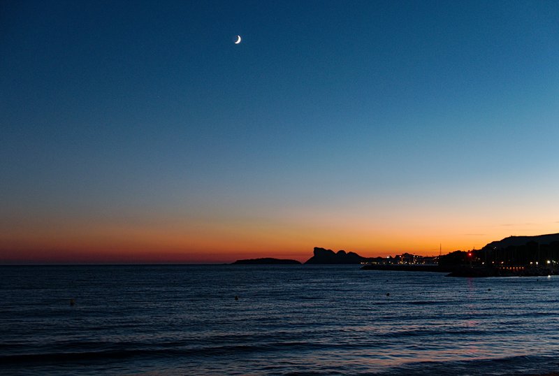 Coucher de soleil sur Saint Cyr sur mer P1010997