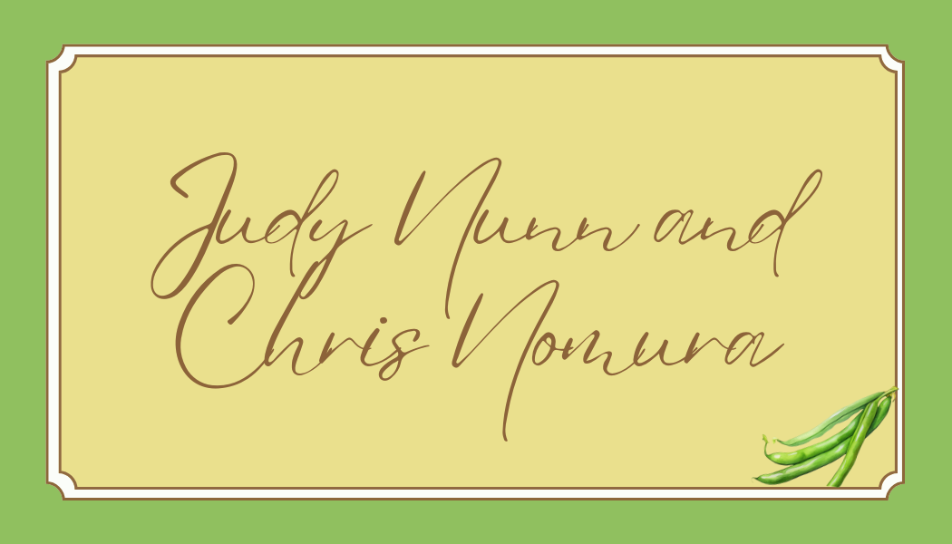 Judy Nunn and Chris Nomura