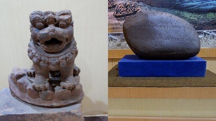 Koleksi di Museum Sriwjaya