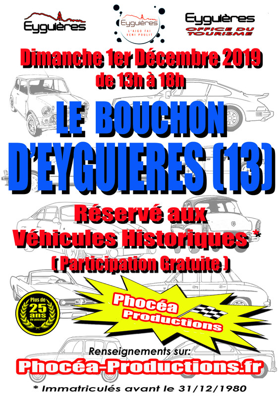 Affiche Bouchon Eyguiere 2019