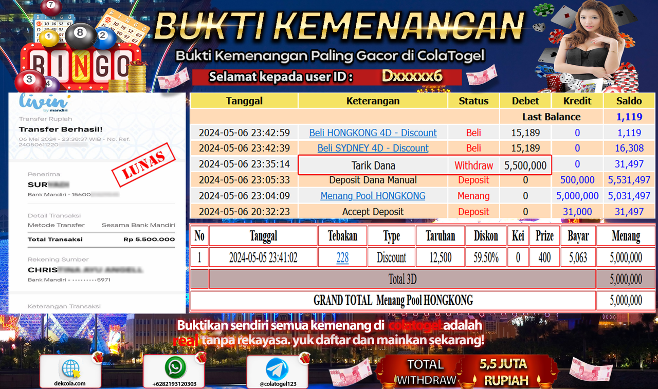 JACKPOT TOGEL HONGKONG!!