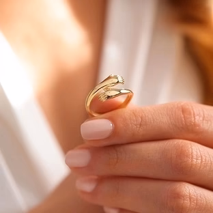 Bague douce pour la peau