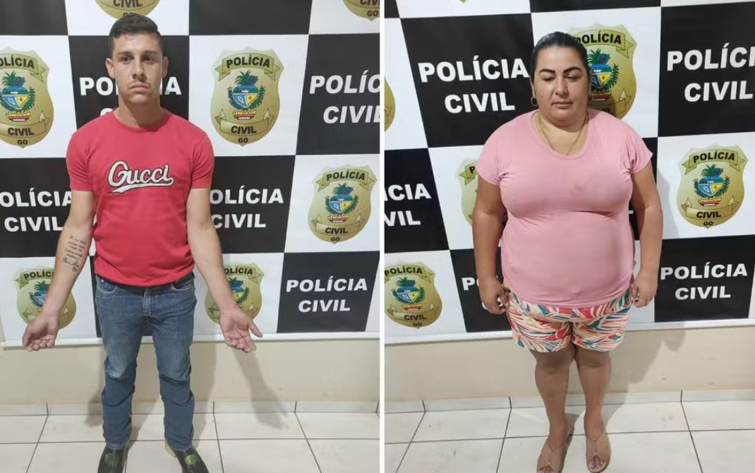 Presos suspeitos de associação criminosa em Orizona — Foto: Divulgação/Polícia Civil