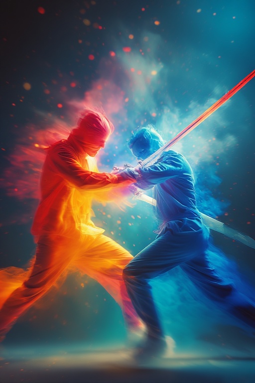 Two-abstract-figures-in-a-swor-22