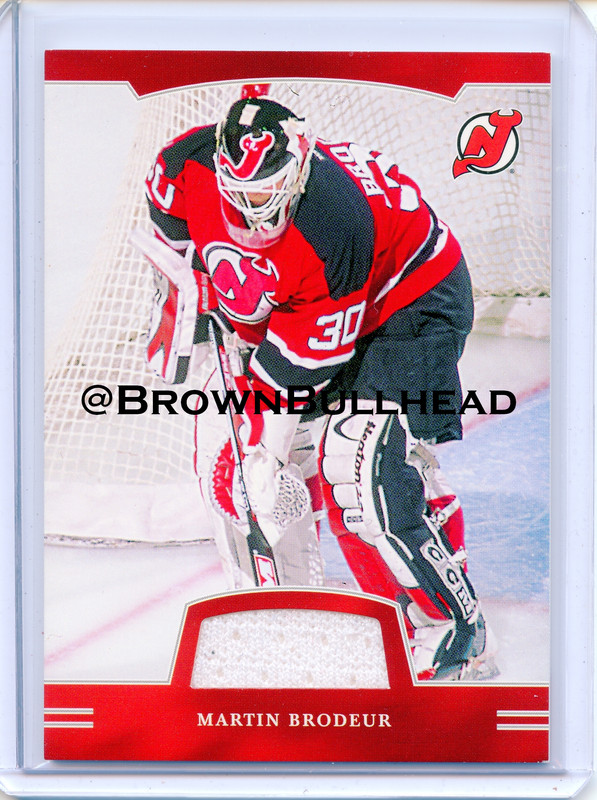2002-03 BAP First Edition Jerseys #FE-141 [Martin Brodeur] [New Jersey Devils] [~100] [swatch=white]