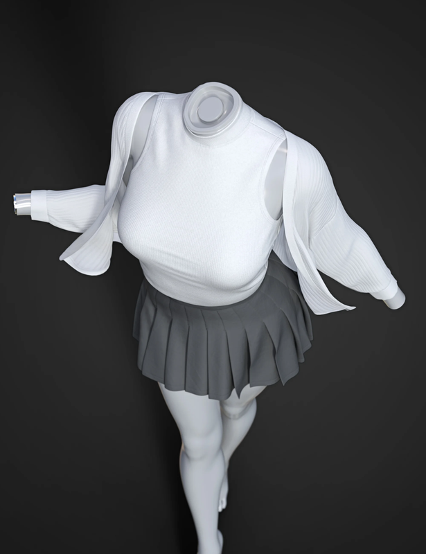 dForce SU Summer Day Clothes for Genesis 9, 8.1, and 8 Female