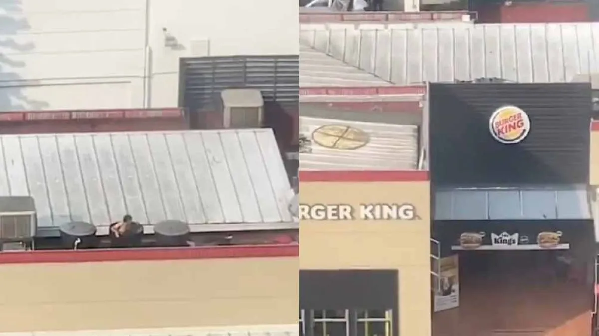 ¡Nuevo ingrediente secreto de Burger King! Hombre se baña en tinaco del restaurante