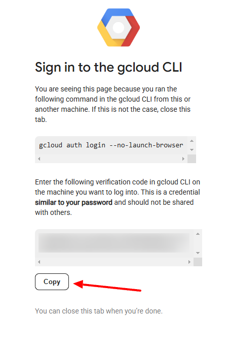 Authenticate Gsutil with Your Google Cloud Account