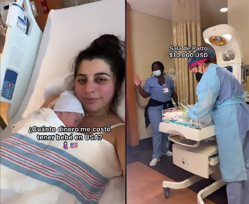 ¿Cuánto cuesta un parto en EU? Mujer revela costo y se hace viral: video
