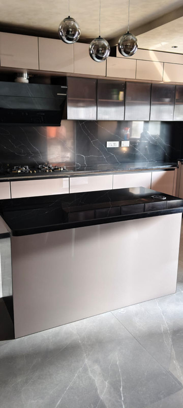 Kitchen countertop protection film installation Benz Circle Vijayawada