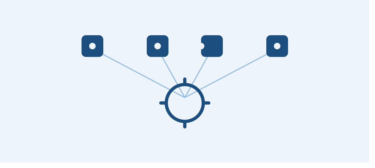 Ilustração digital de quatro engrenagens interligadas representando as ferramentas de automação Pipefy, n8n, Make e Zapier.