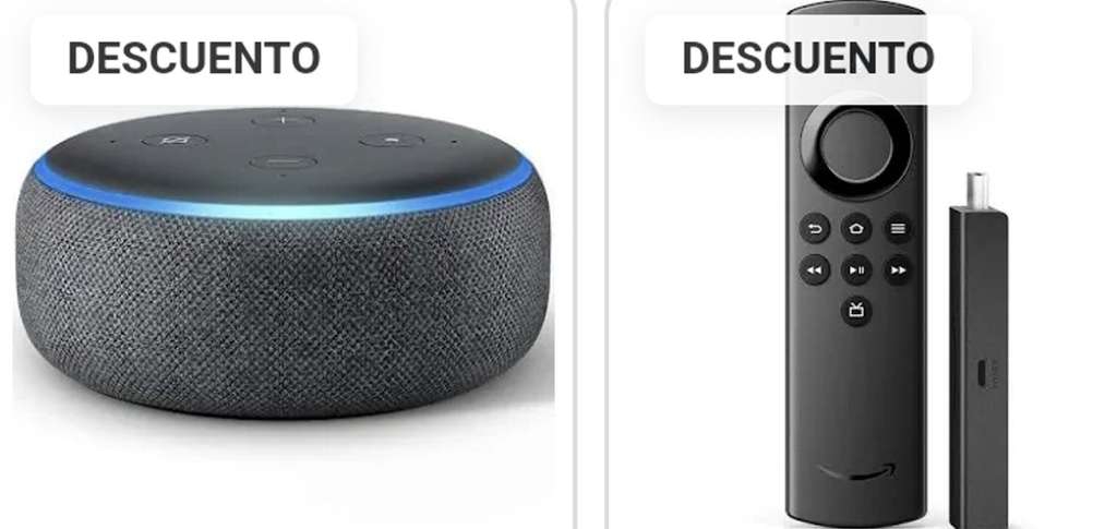 Palacio de Hierro: Fire TV Stick Lite con control remoto por voz Alexa ($494) | Echo Dot 3ra generación Negra ($499)