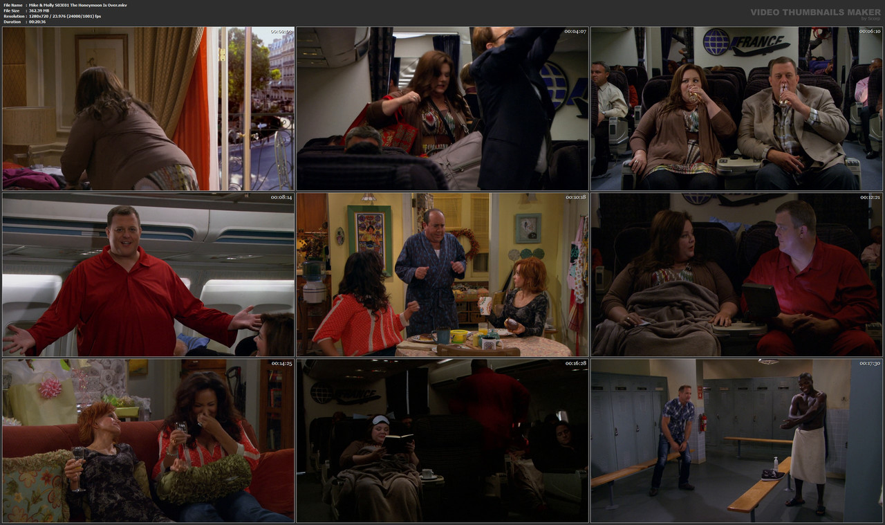 Mike & Molly S03E01 The Honeymoon Is Over.mkv