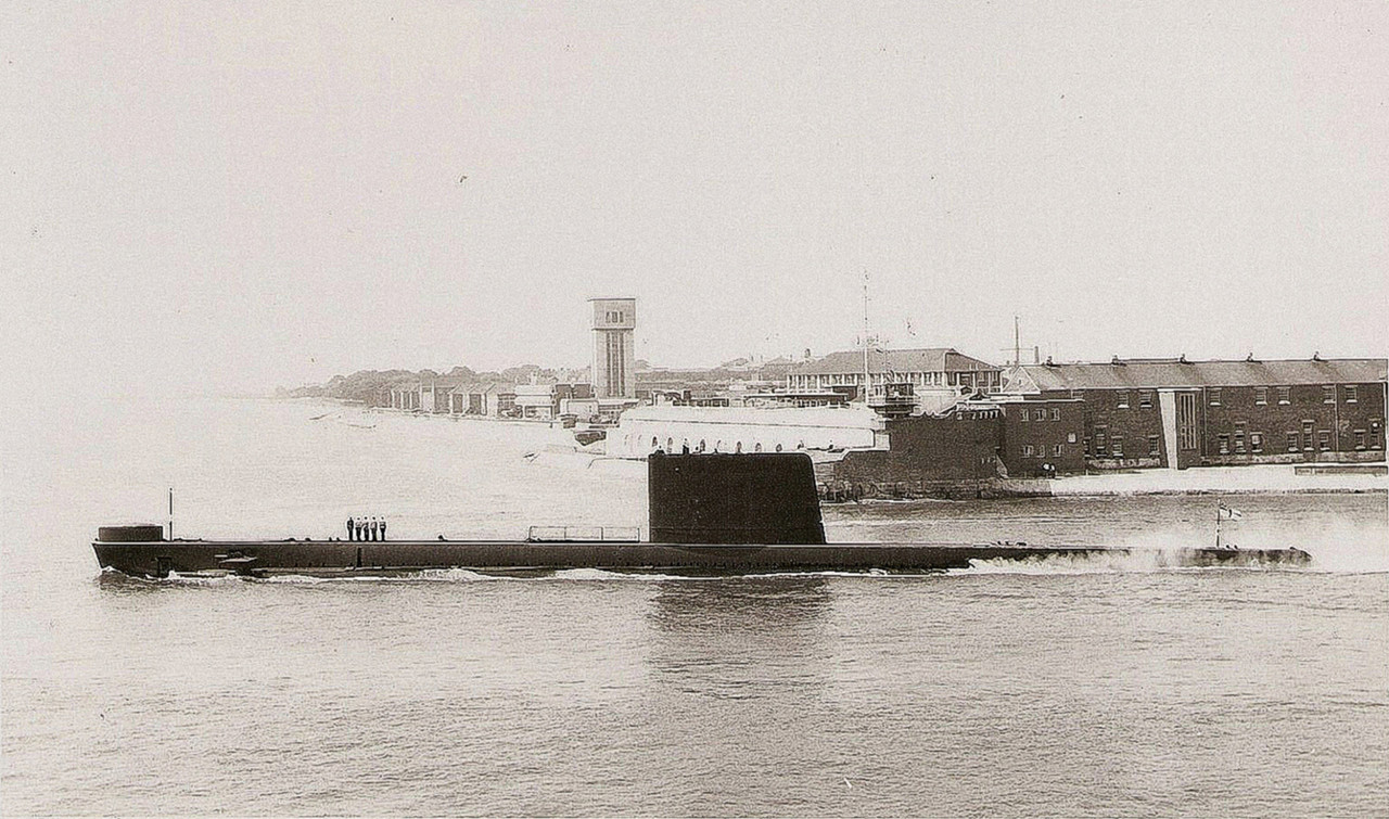 HMS Porpoise (S.01) 13 августа 1973