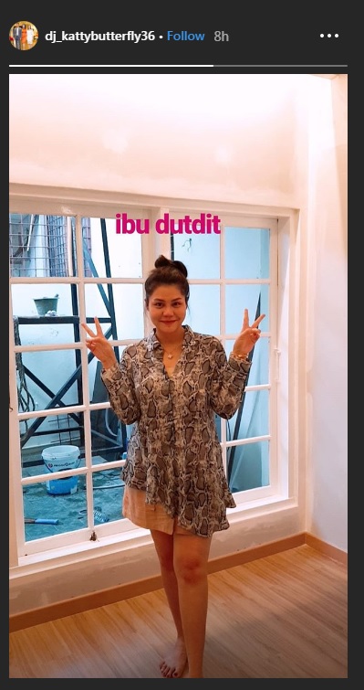 Tangkapan layar Instagram Story DJ Butterfly
