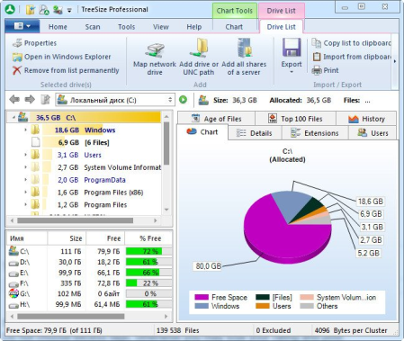 TreeSize Professional 7.1.4.1469 (x86/x64) Multilingual Retail