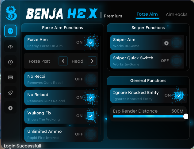 Internal Panel UI