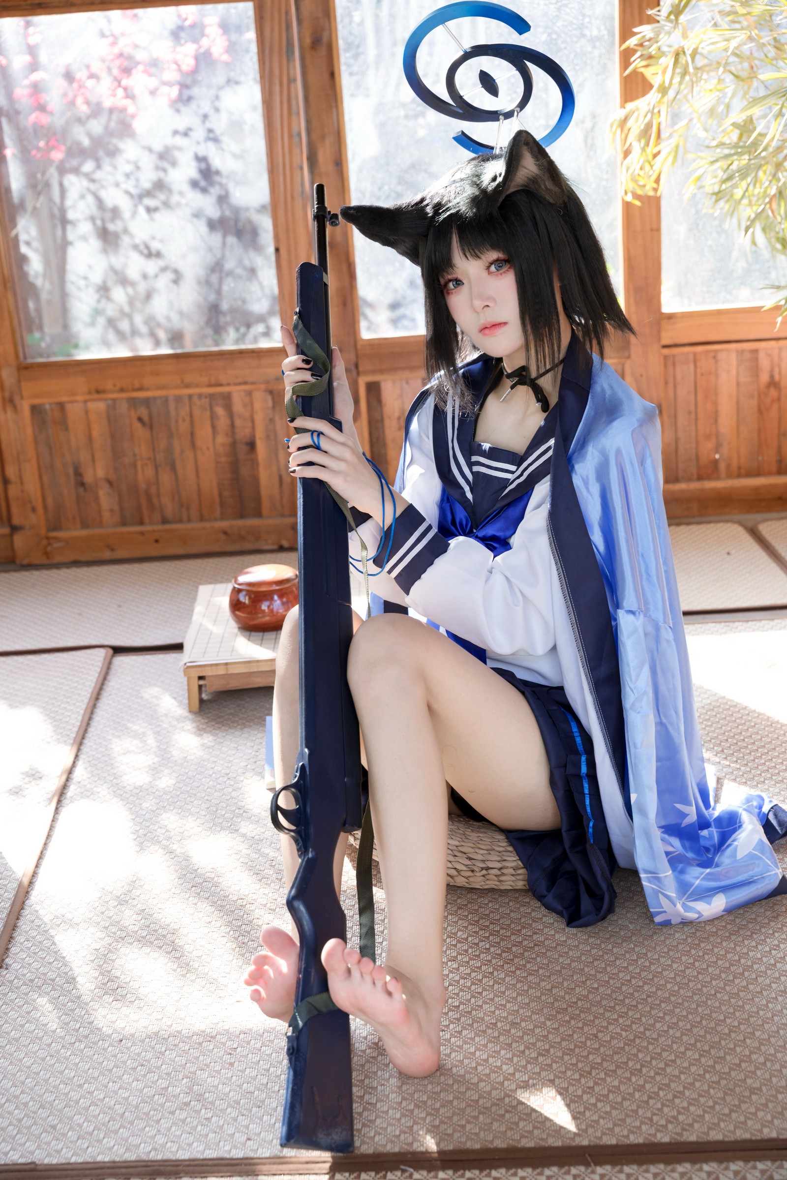 九柒喵 – 桐生桔梗 Cos 高清大合集（88P-470MB）和风旗袍写真插图8