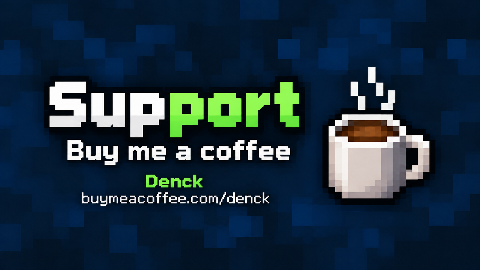 Support Denck - Buy Me a Coffee