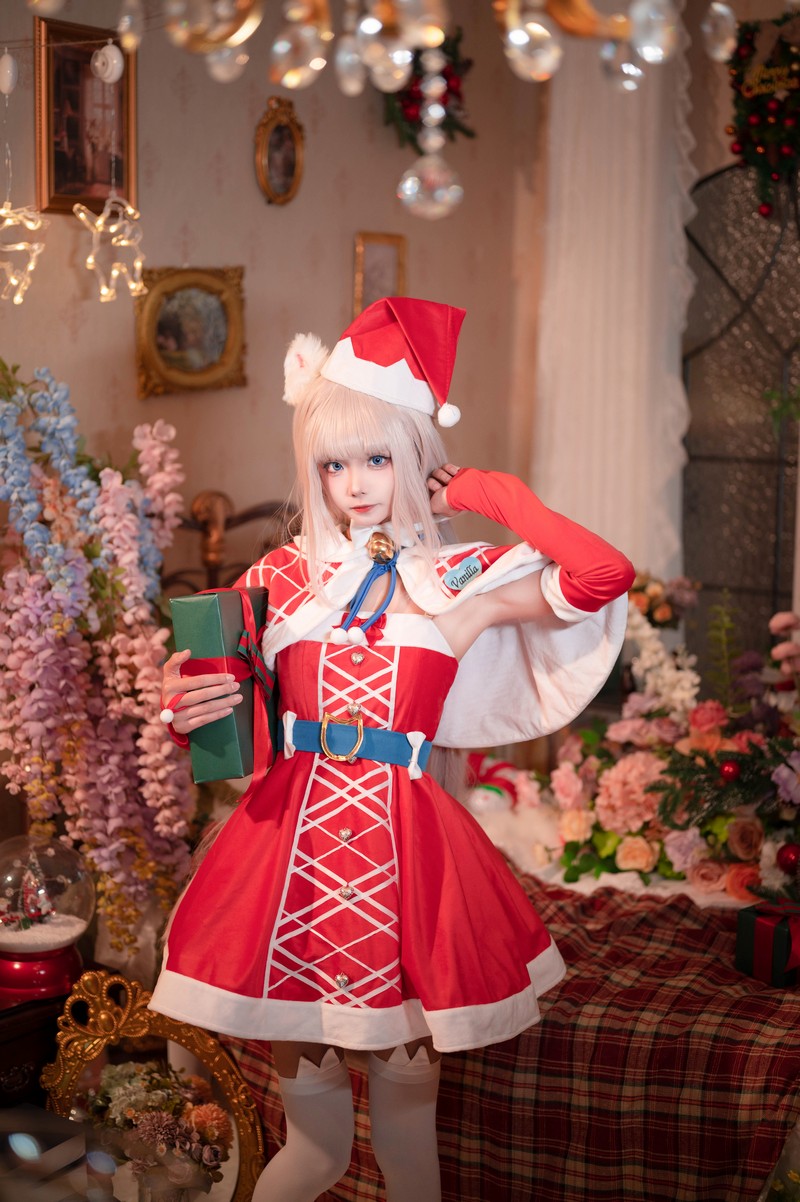 艾西Aiwest 香子兰圣诞Cosplay写真图集 圣诞主题高清美图 44P (541M)插图9