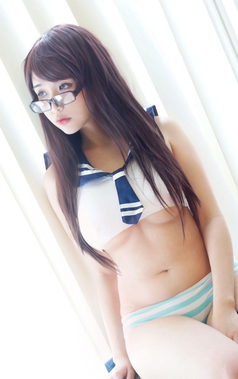 Hana Bunny 学生妹 Cosplay写真｜School Girl 高清图片合集[9P-15.6M]插图3