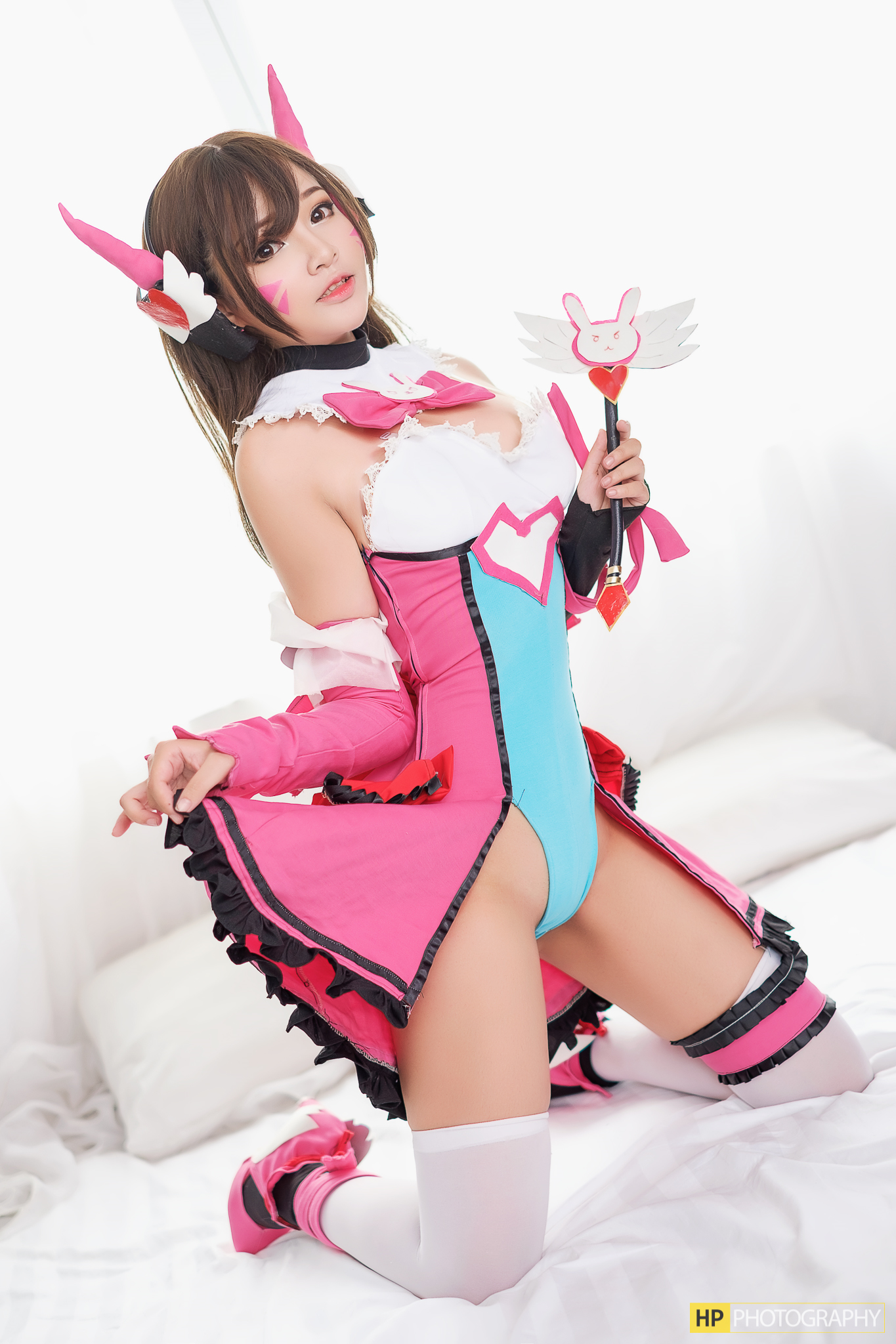 MiMi Chan D.Va 魔法少女 Cosplay 守望先锋写真【10P-26.9M】插图7
