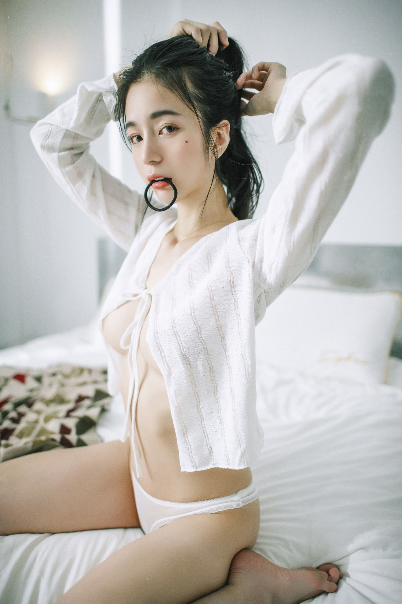 JVID辰辰《妖精女友》写真照，内裤，慵懒与性感美图插图9