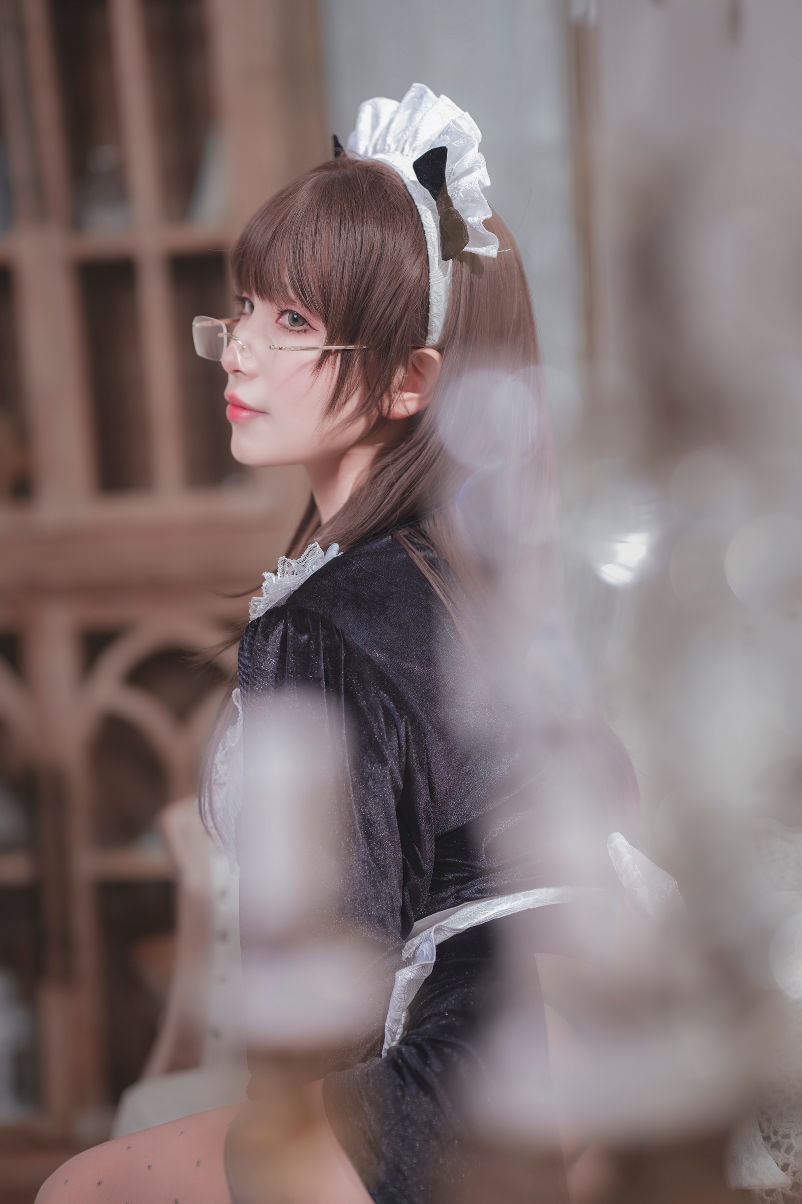 Neko-薇薇 丝绒女仆 Cosplay 写真合集｜高清大图（40P｜102MB）插图9