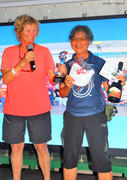 Rear commodore (Sailing), Bridge Chan, loaded with awards (Women's Sailing Festival 2024)