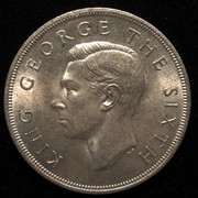 1 corona. Jorge VI. Nueva Zelanda 1949. PAS7732
