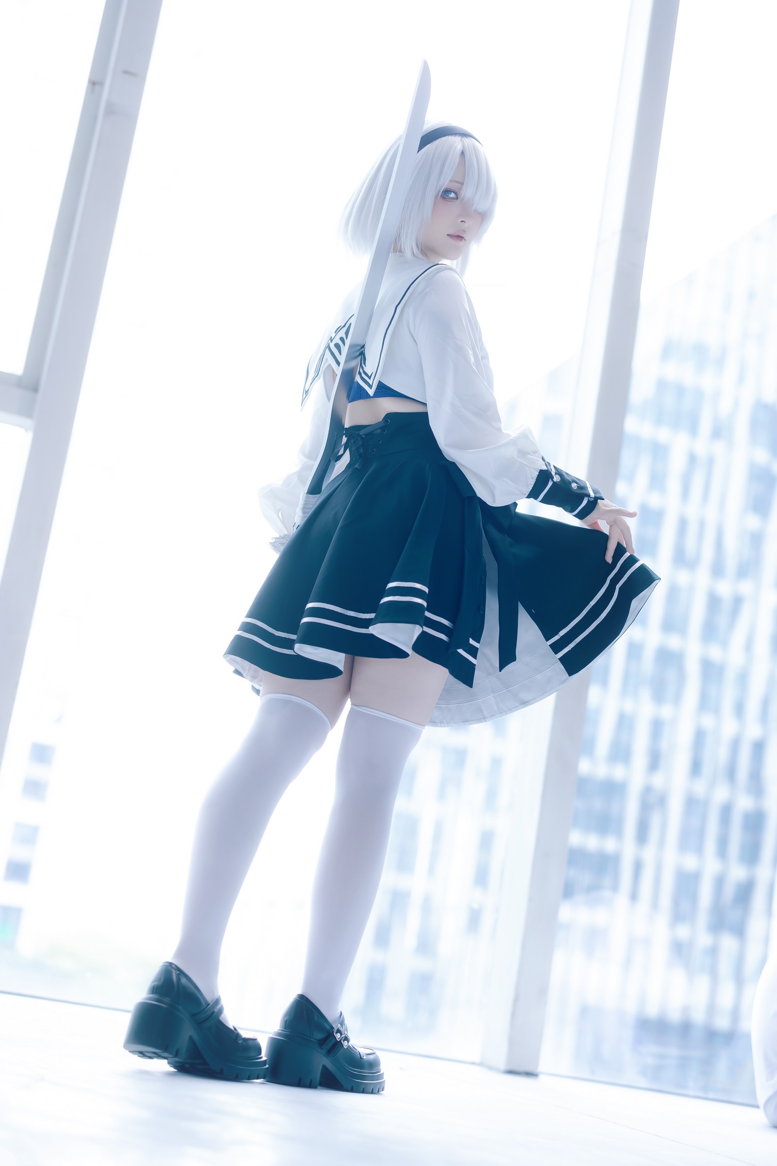 屿鱼 Yuyu 2B 萤火虫场照 Cosplay 写真合集（16P｜96MB）插图2