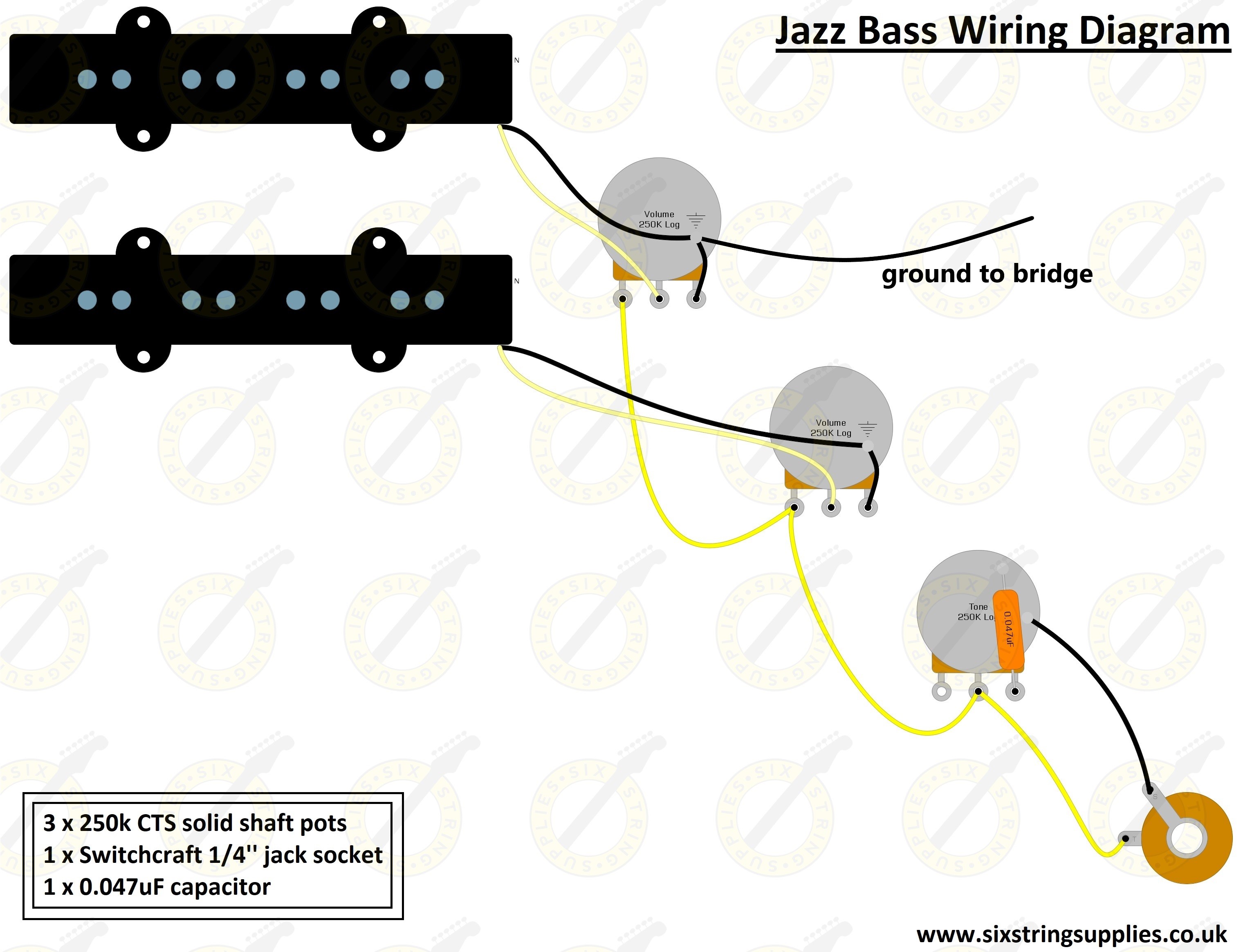 Jazz Bass Wiring Diagram — Postimages