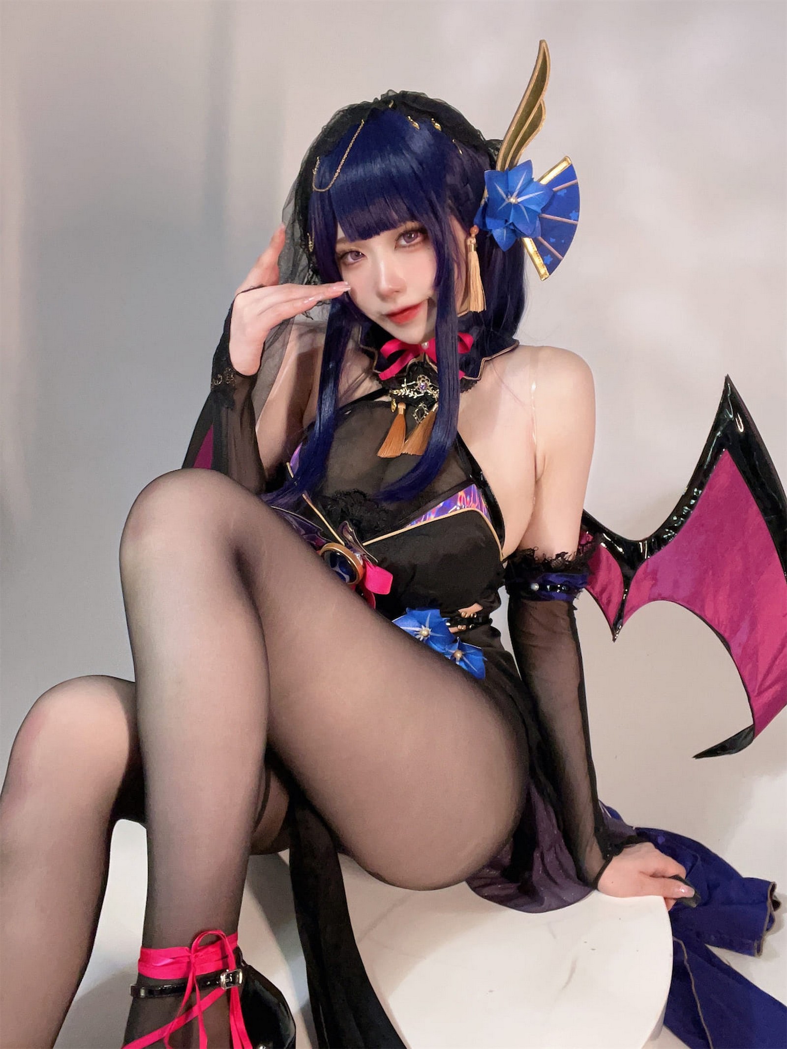 安食Ajiki 原神雷电将军魅魔写真集 – 高质量COS & 二次元美女 [35P-259M]插图8