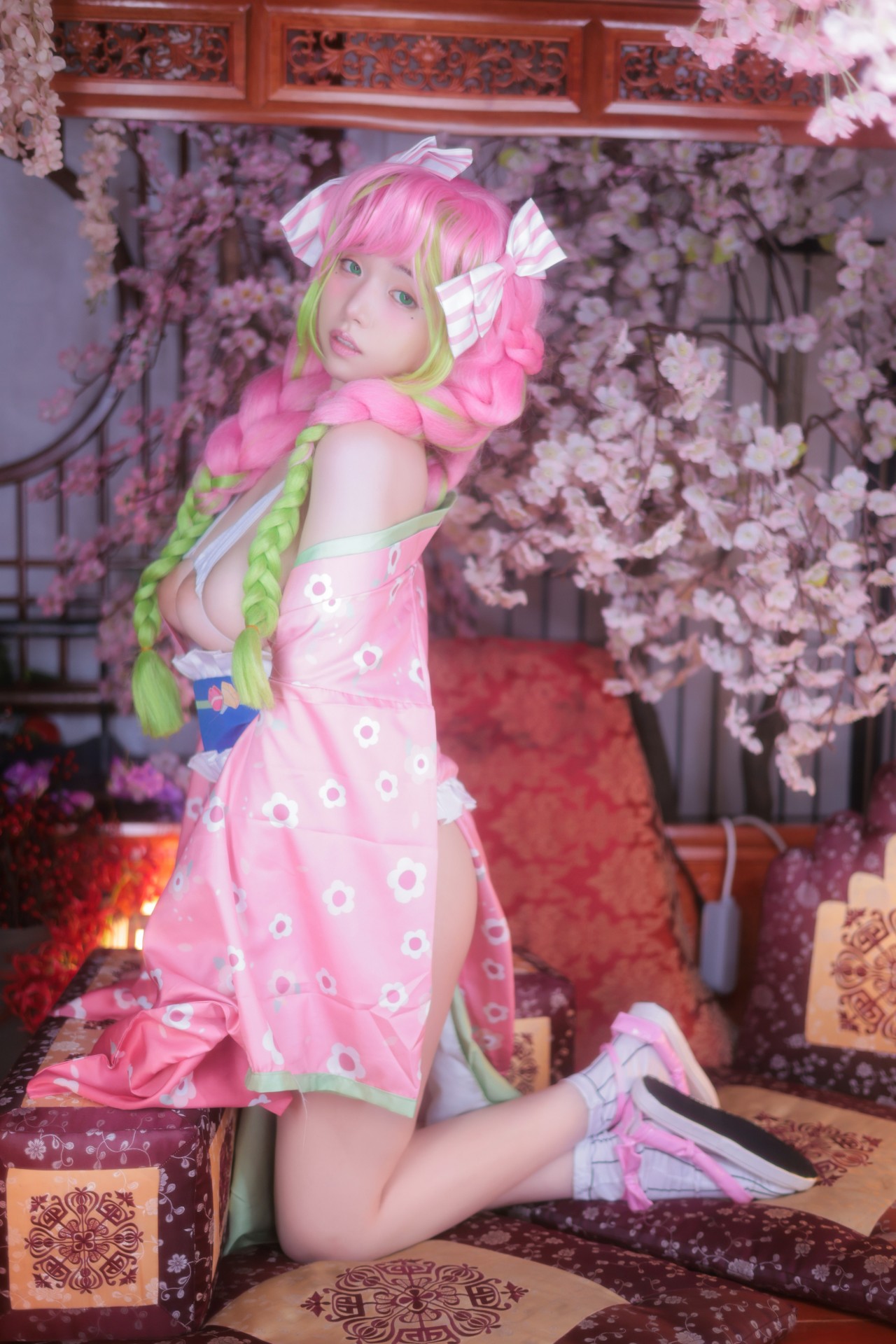 Yeon Woo (연우)，桃色心动！唯美日系场景里的梦幻COS美人插图5