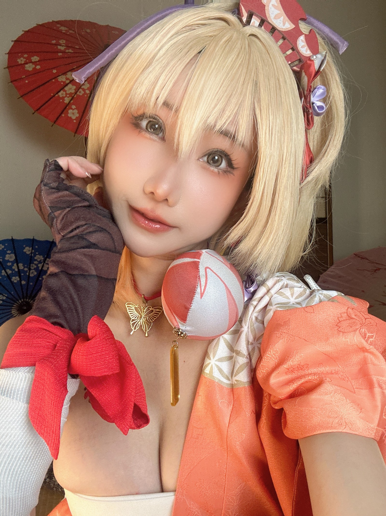楊衣 Yangyi – Yoimiya 宵宫 Cosplay 写真视频（38P+1V-202MB）原神角色插图9