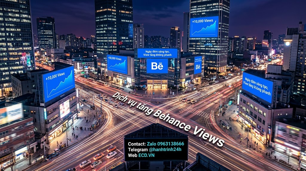 tăng behance views nhanh adobe behance