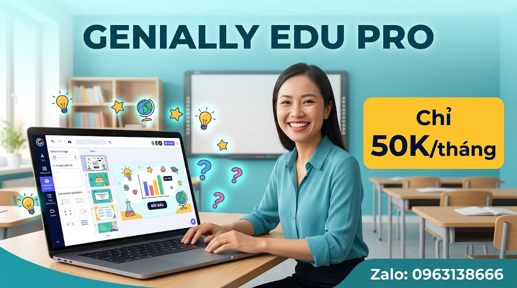 genially pro cho giảng viên