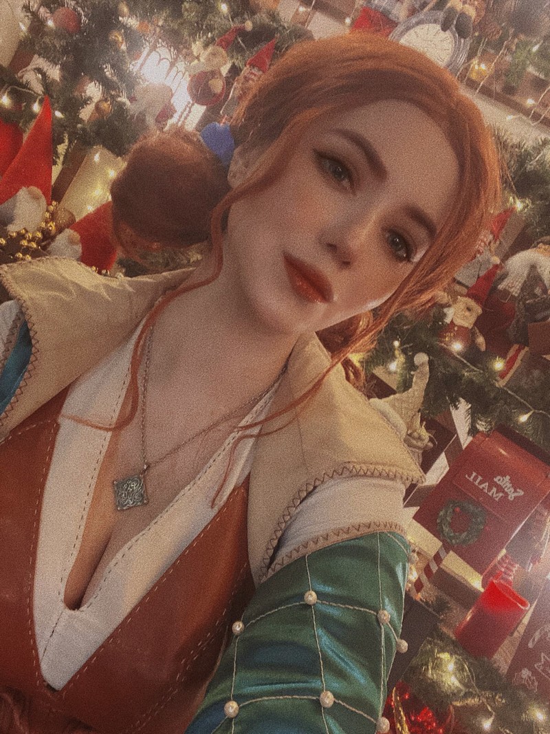 Alina Becker 特莉丝 Triss Merigold Cosplay 巫师系列高清写真【37P-150M】插图2