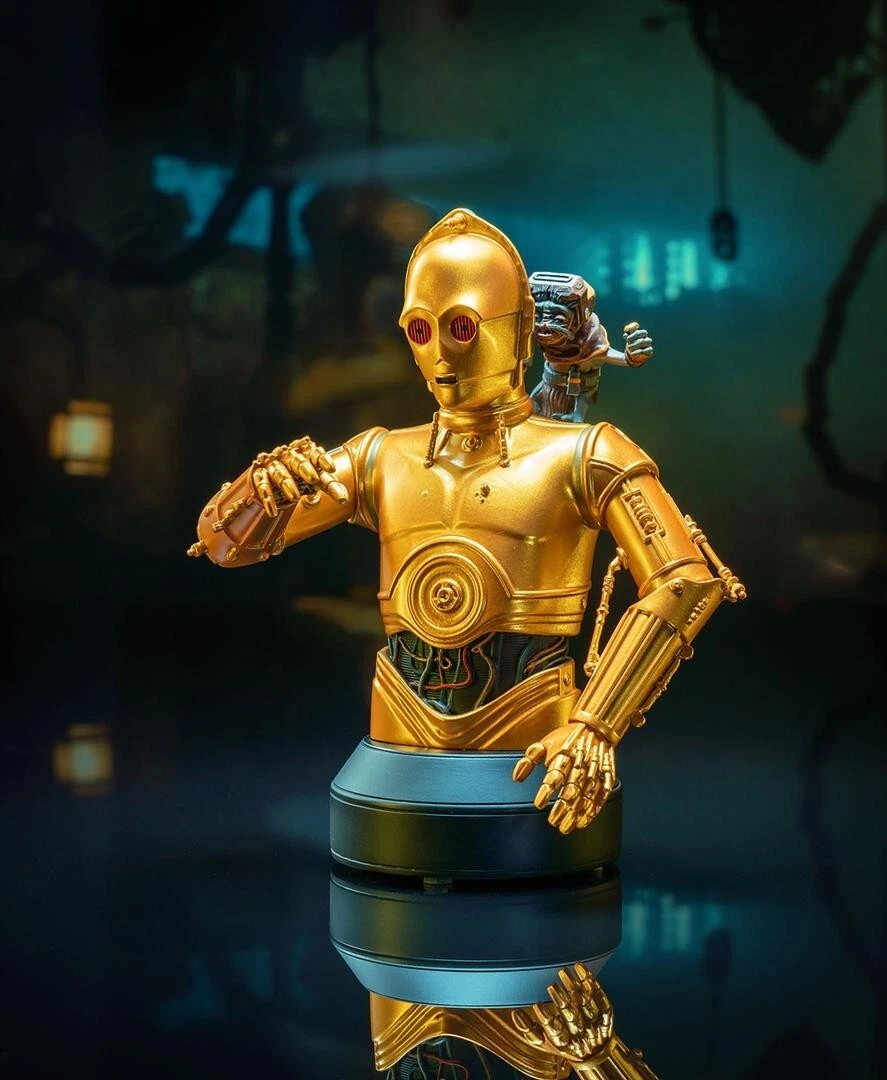 Star Wars Diamond Select Rise of Skywalker C-3PO & Babu Frik 1/6 Scale Bust