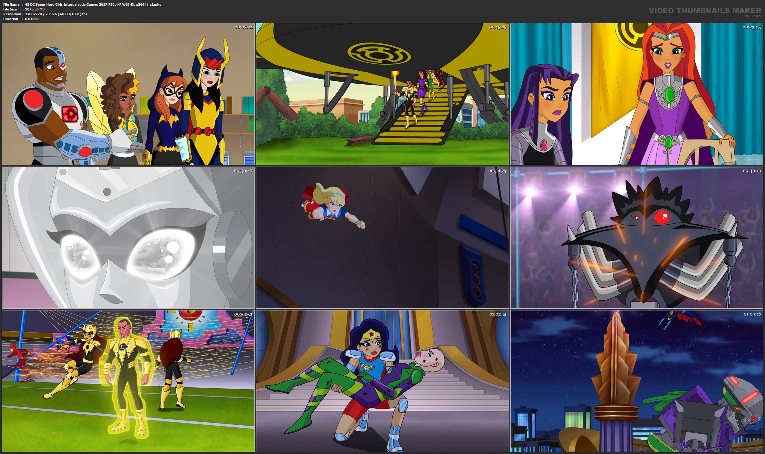 45 DC Super Hero Girls Intergalactic Games 2017 720p NF WEB DL x264 [i c]  mkv — Postimages