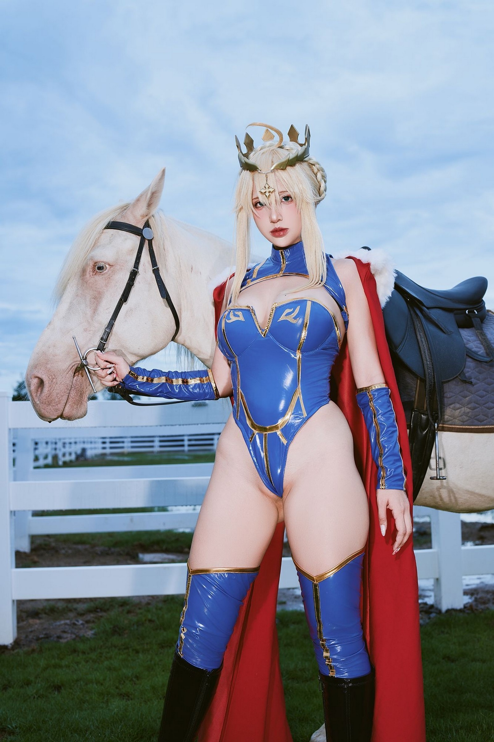 Puy Puy – Artoria Lancer Fate/Grand Order Cosplay 写真+视频（180P+22V-496MB）插图9