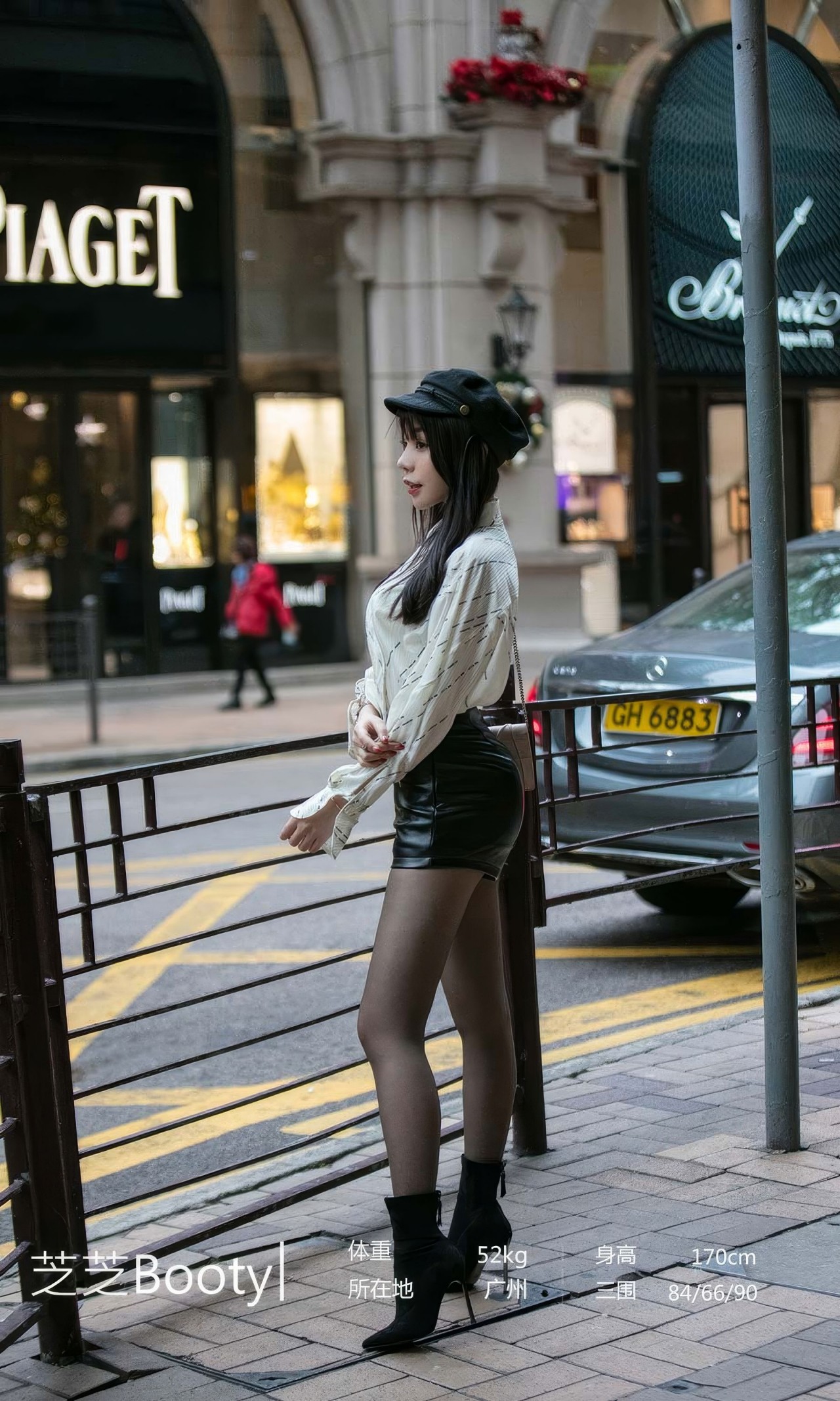 芝芝booty 你出现的街角图集，都市女孩的潮流穿搭公式