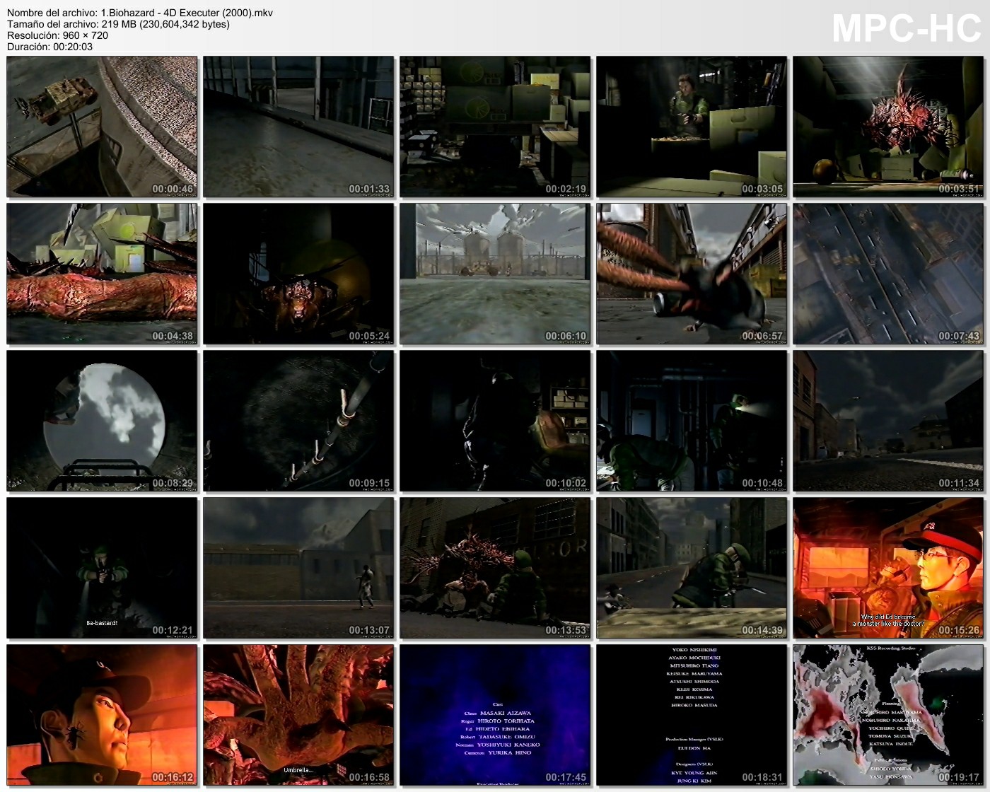 Resident Evil - Peliculas Animadas [720p/1080p] [Lat/Jap]