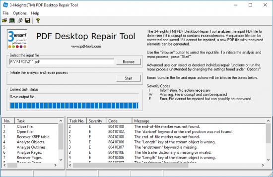 3 Heights PDF Desktop Repair Tool 6.18.1.4