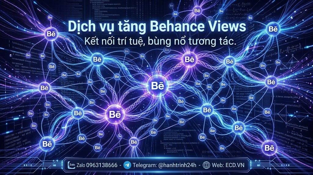 dịch vụ tăng behance views tốt nhất dành cho designer