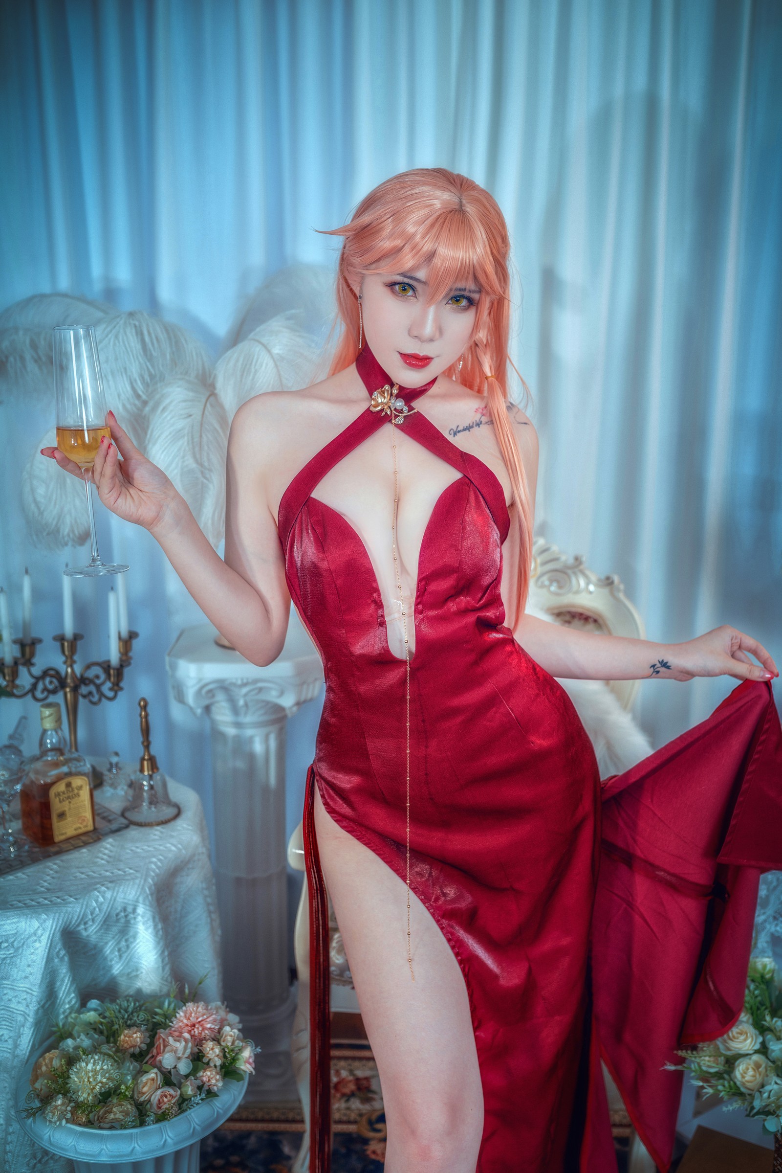 羊大真人 – Ots14 礼服 Cosplay 高清写真集（16P-203.9MB）优雅制服风插图6